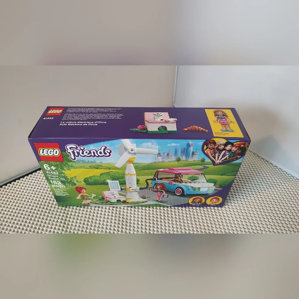 Lego Friends 41443 Olivia's Electric Car Building Toy NWT